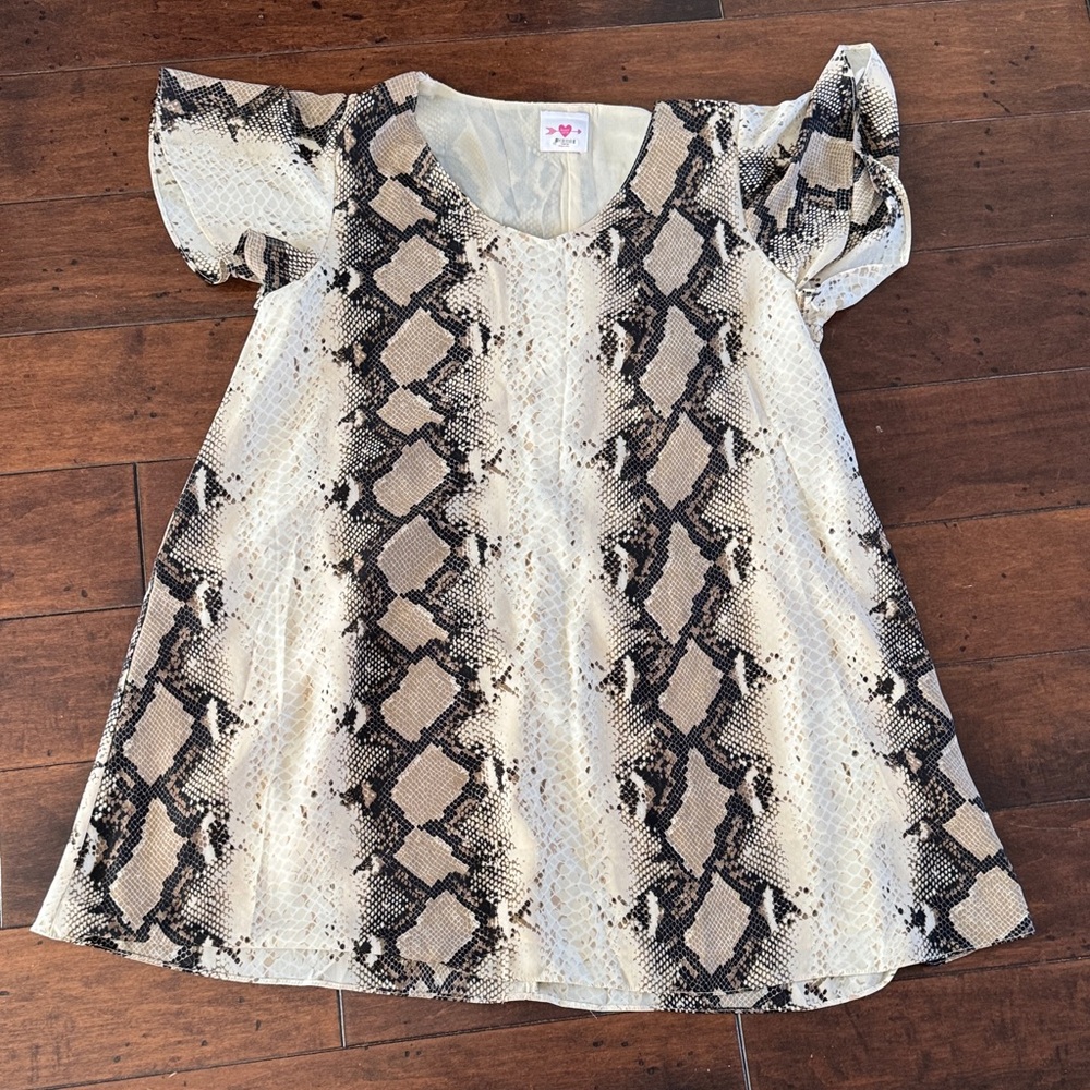 Snake Print Dress